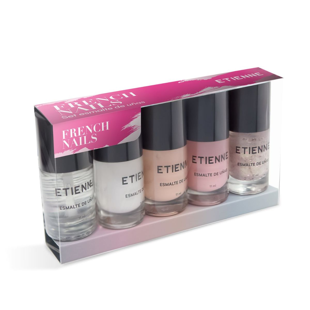 ETIENNE - Estuche Esmaltes para Uñas French Nails 5 x 11 ml