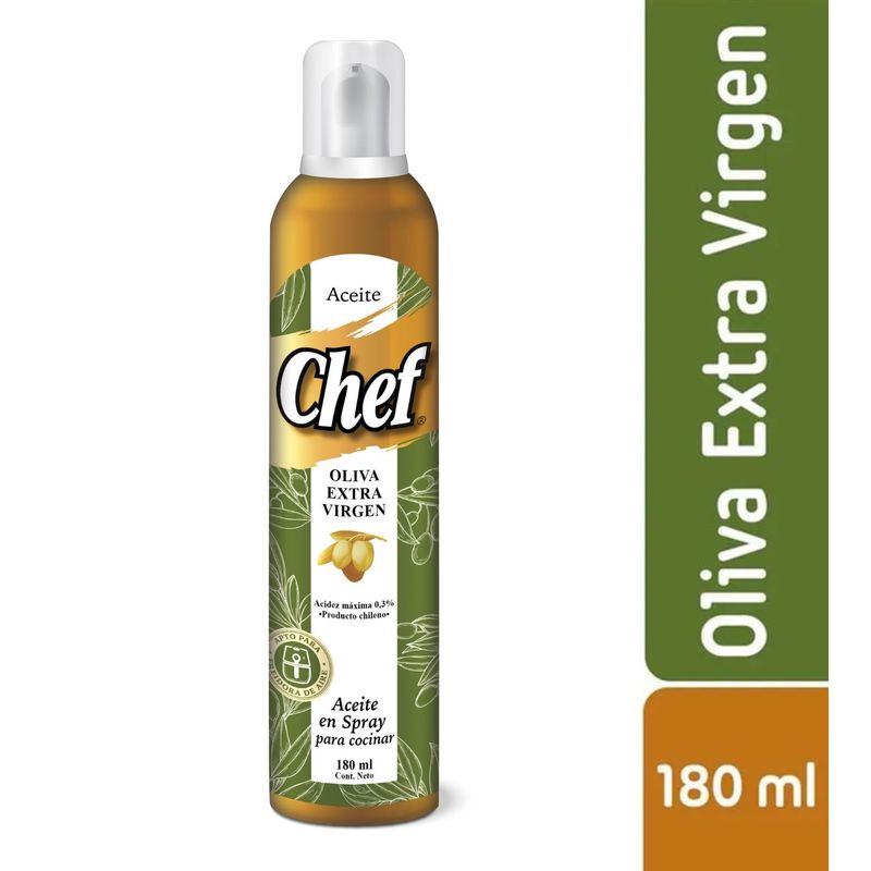 CHEF - Aceite de Oliva Extra Virgen Spray Chef 180 ml