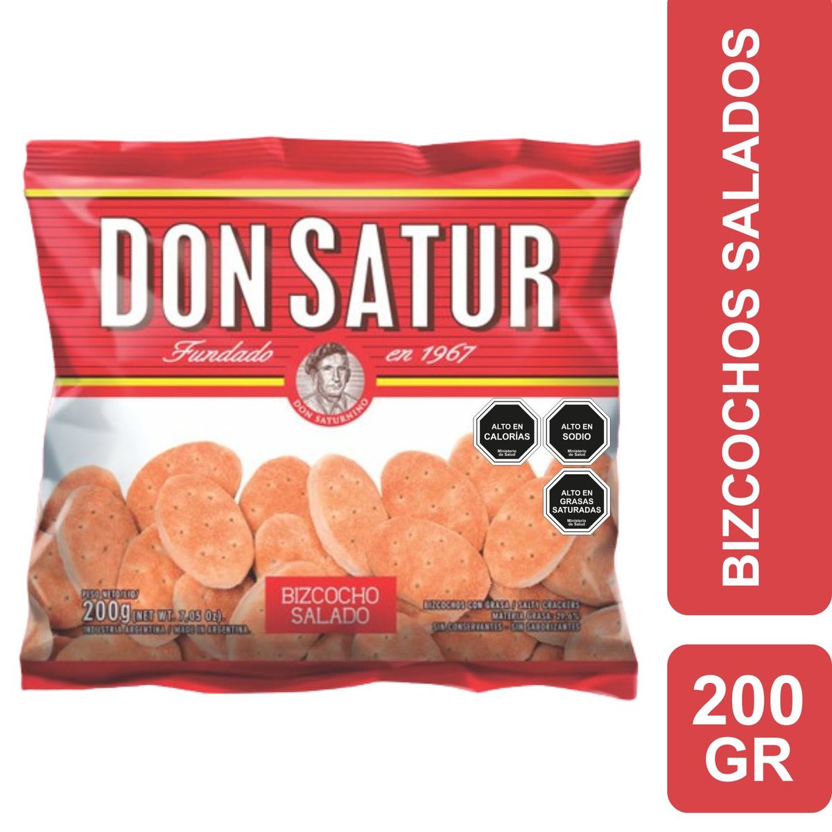 DON SATUR - Bizcochitos Salados Don Satur 200 gr