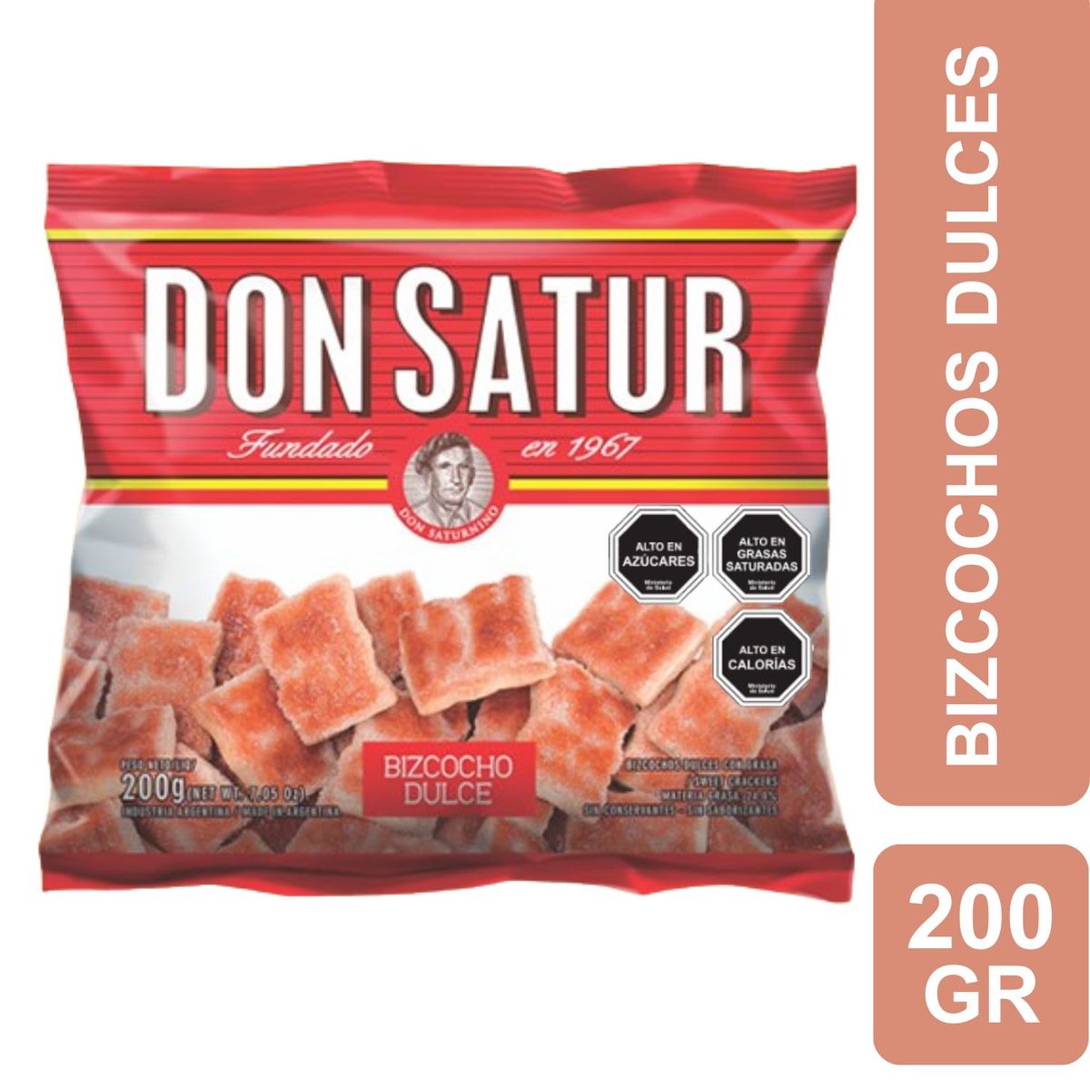 DON SATUR - Bizcochitos Dulces Don Satur 200 gr