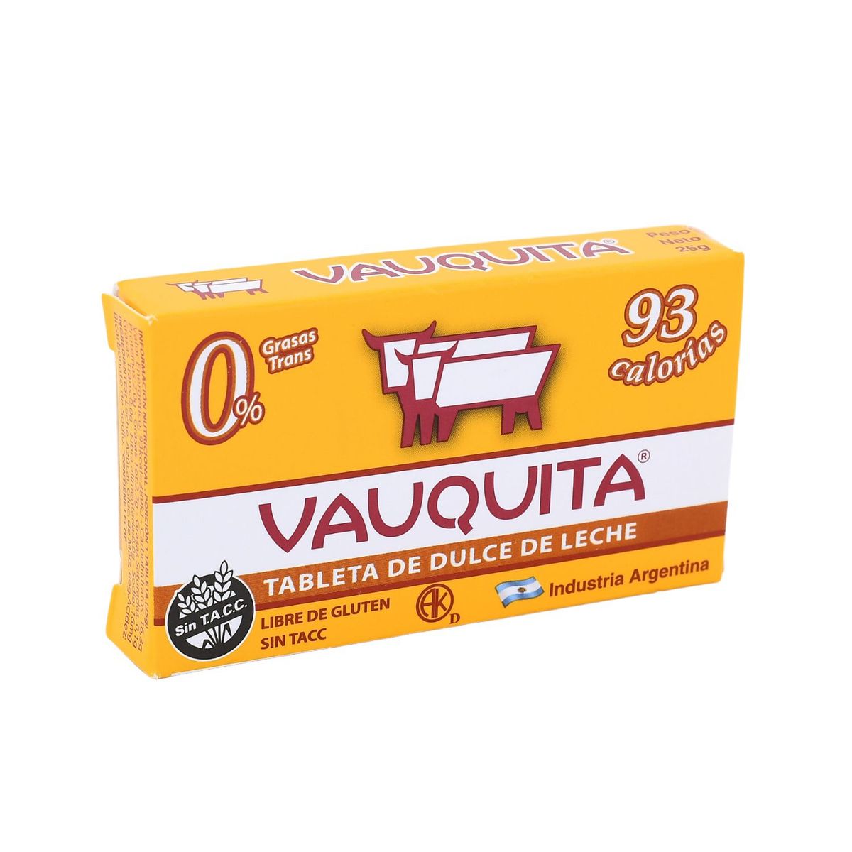 VAUQUITA - Tableta de Dulce de Leche Vauquita 25 g