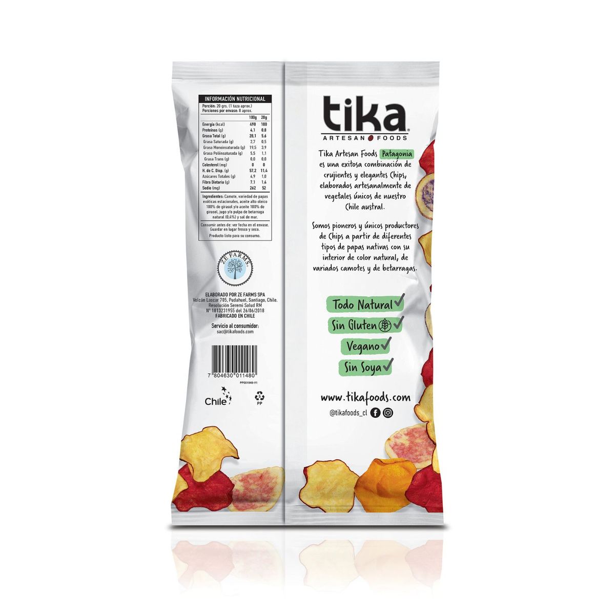 TIKA - Papas Vegetales Tika Patagonia 150 gr