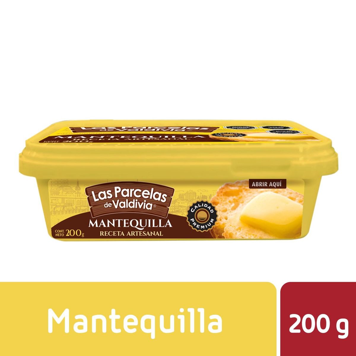 LAS PARCELAS DE VALDIVIA - Mantequilla Receta Artesanal Pote Las Parcelas de Valdivia 200 g