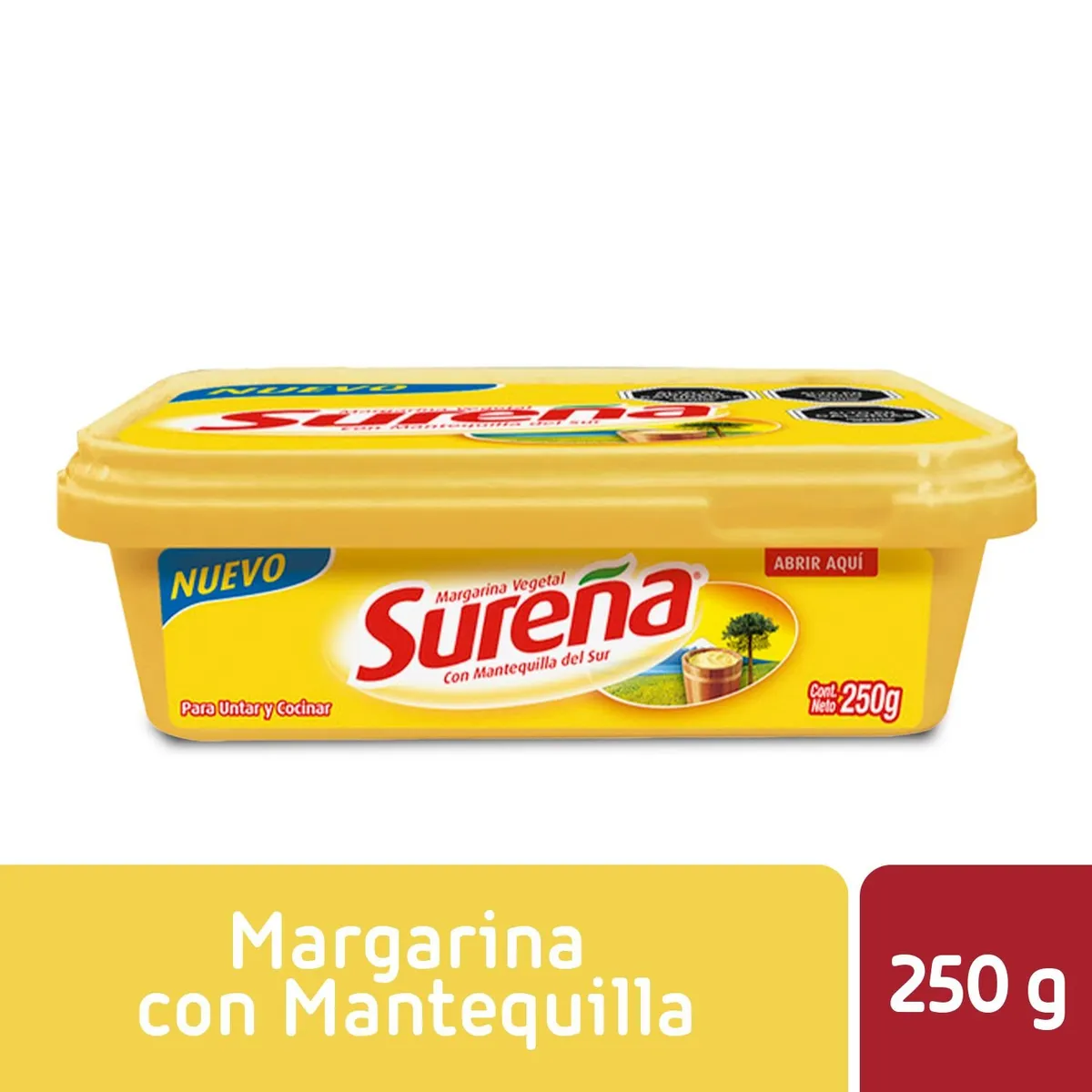SUREÑA - Margarina con Mantequilla Sureña Pote 250 g