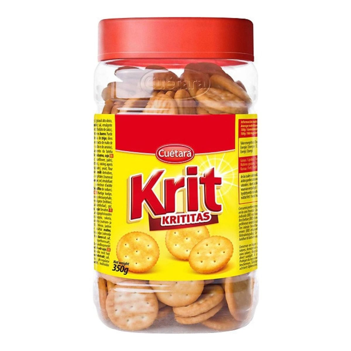 CUETARA - Galletas Krititas Saladas Pote Cuetara 350 g