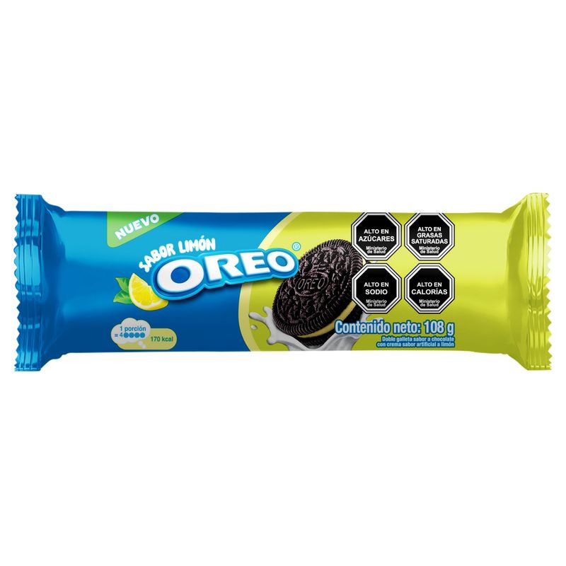 OREO - Galleta Oreo Sabor Limón 108 g