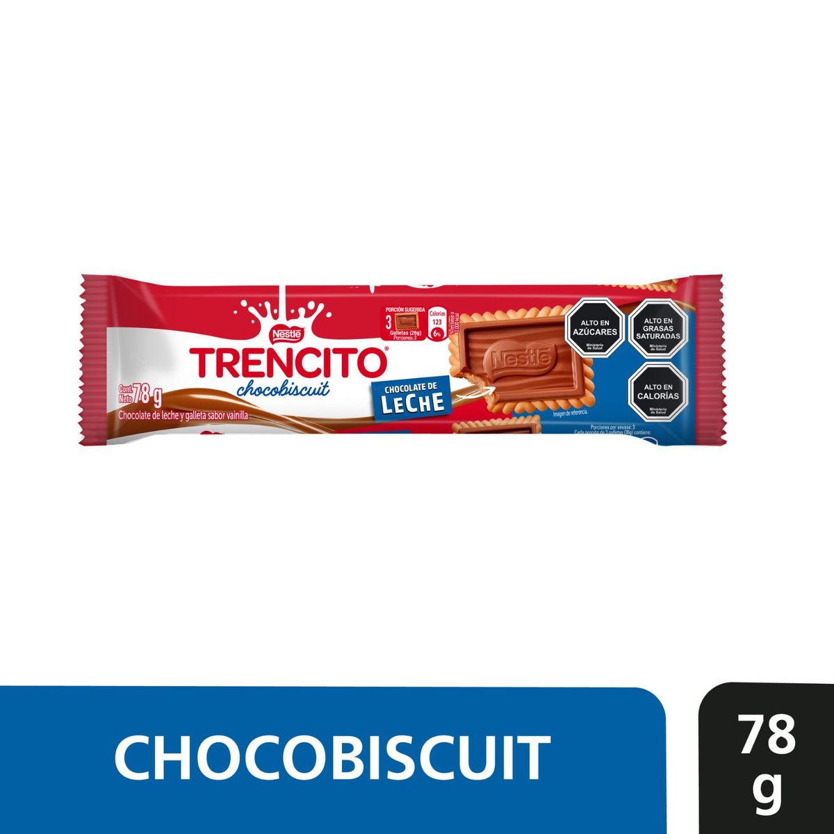 TRENCITO - Galleta Trencito Chocobiscuit 78 g