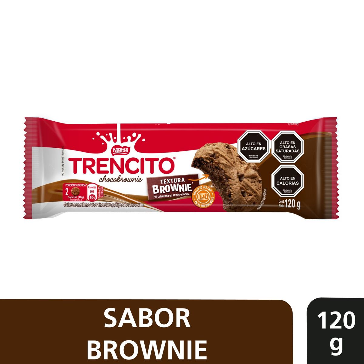 TRENCITO - Galleta Trencito Chocobrownie 78 g