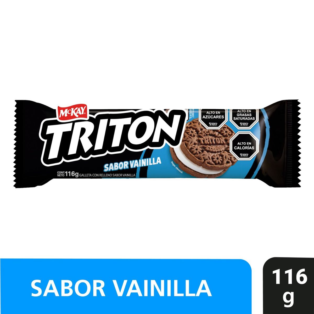 TRITON - Galletas Triton Vainilla 116 g