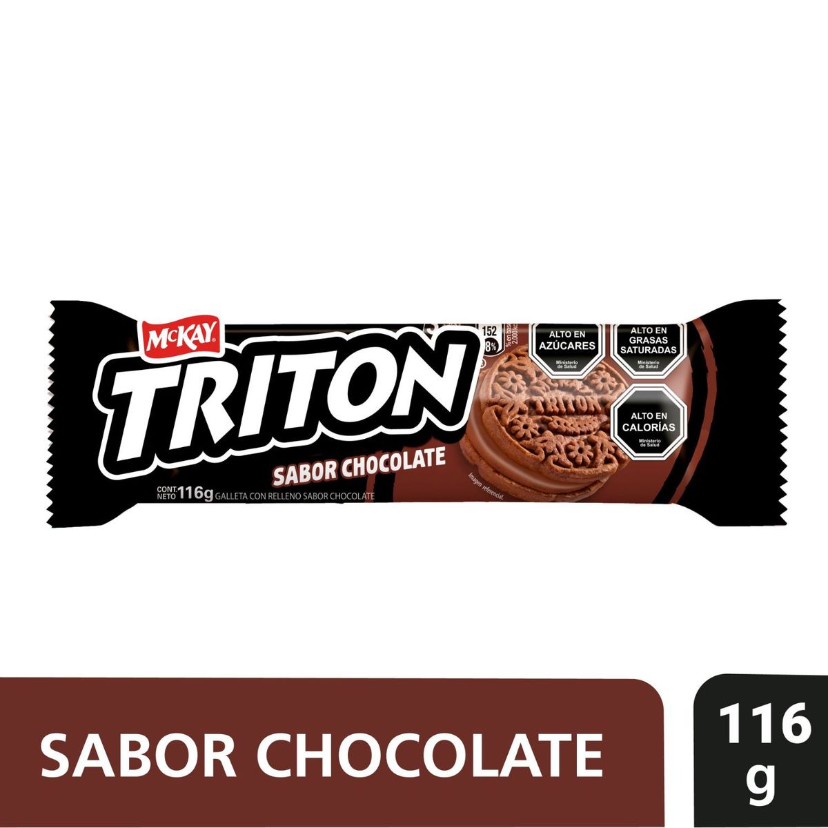 TRITON - Galletas Triton Chocolate 116 g
