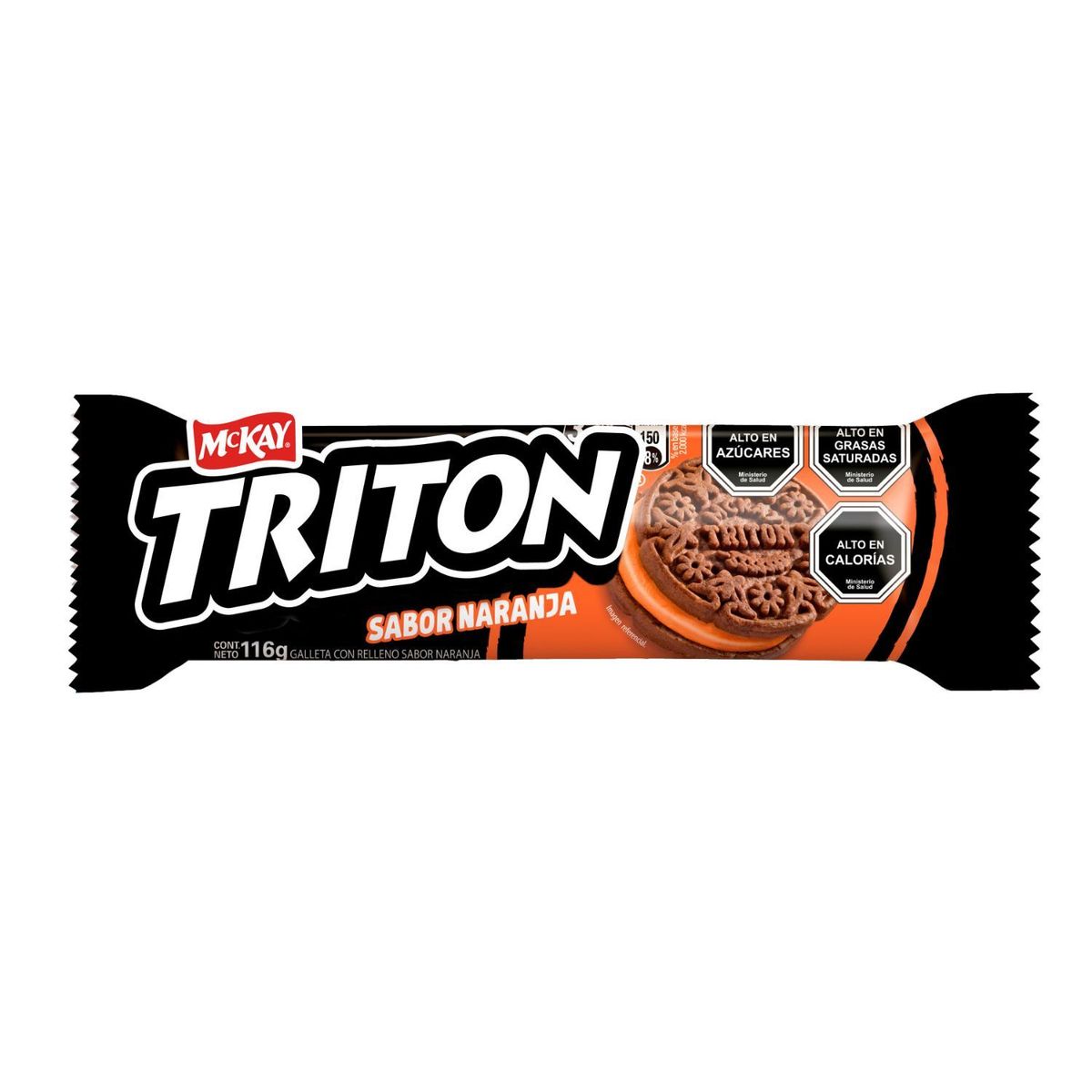 TRITON - Galletas Triton Naranja 116 g