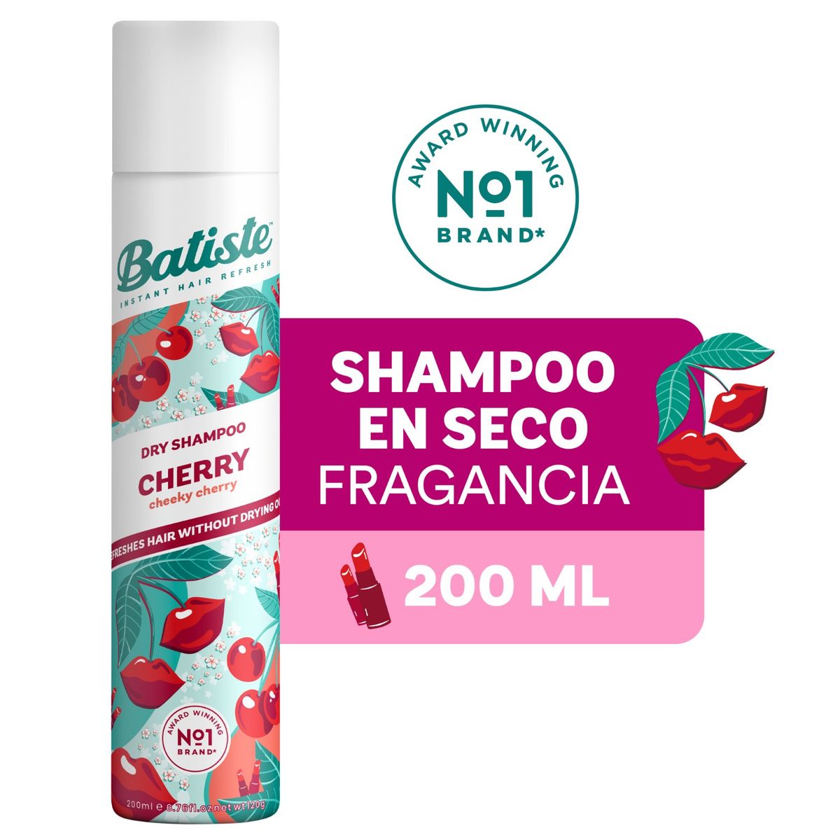 BATISTE - Shampoo en Seco Batiste Cherry 200 ml