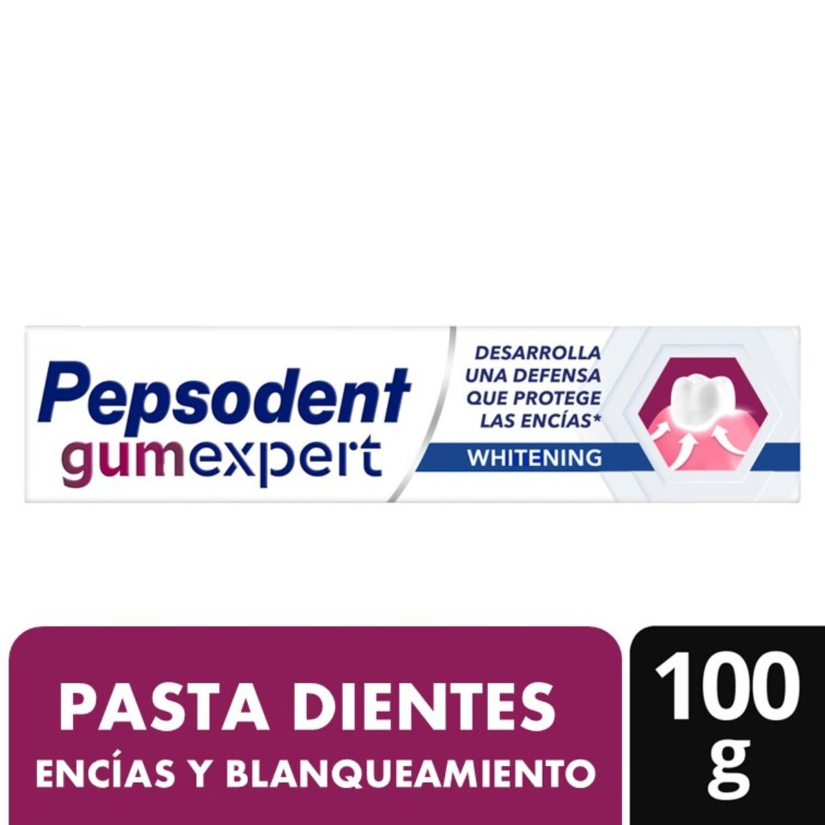 PEPSODENT - Pasta de Dientes Pepsodent Gum Expert Whitening 100 g