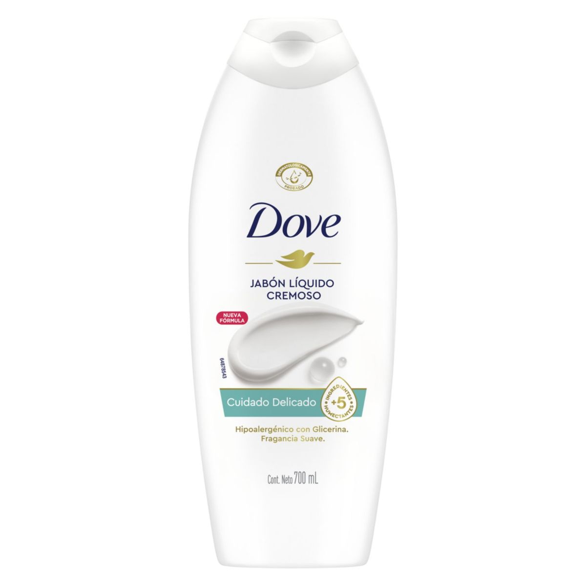 DOVE - Jabón Líquido Cremoso Cuidado Delicado Dove 700 ml