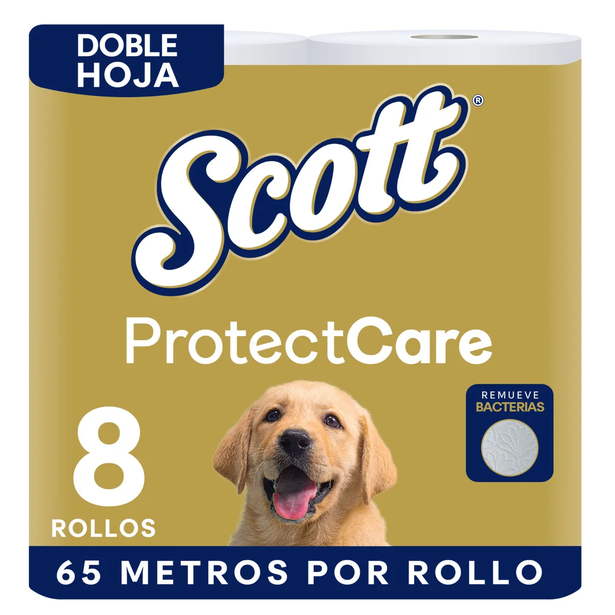 SCOTT - Papel Higiénico Scott  Protect Care Doble Hoja 8 x 65 mts