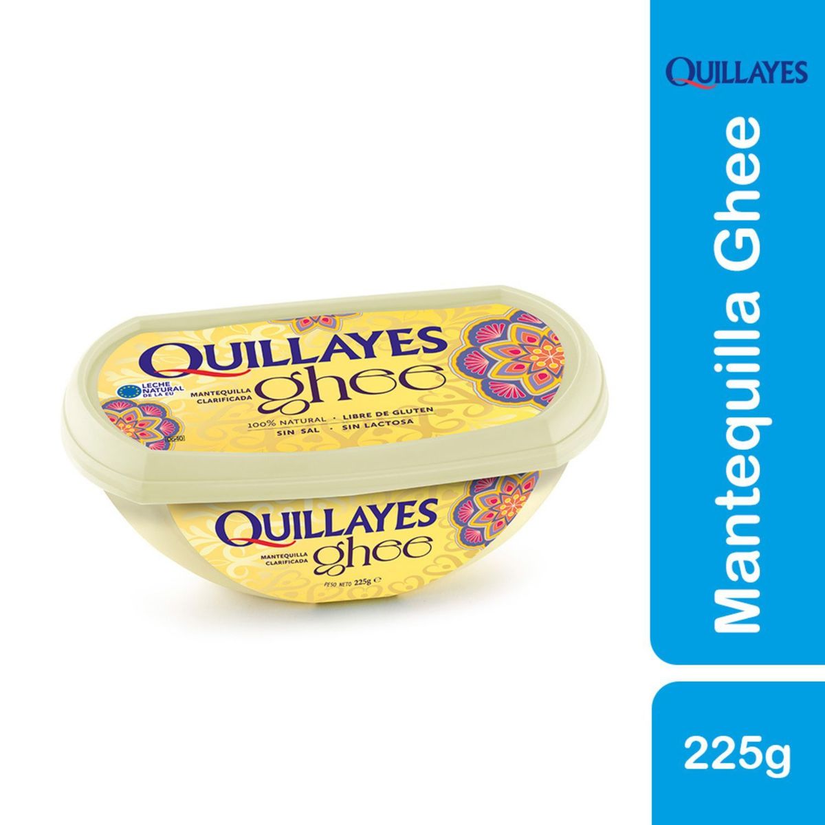 QUILLAYES - Mantequilla Clarificada Ghee Sin Lactosa Quillayes 225 g