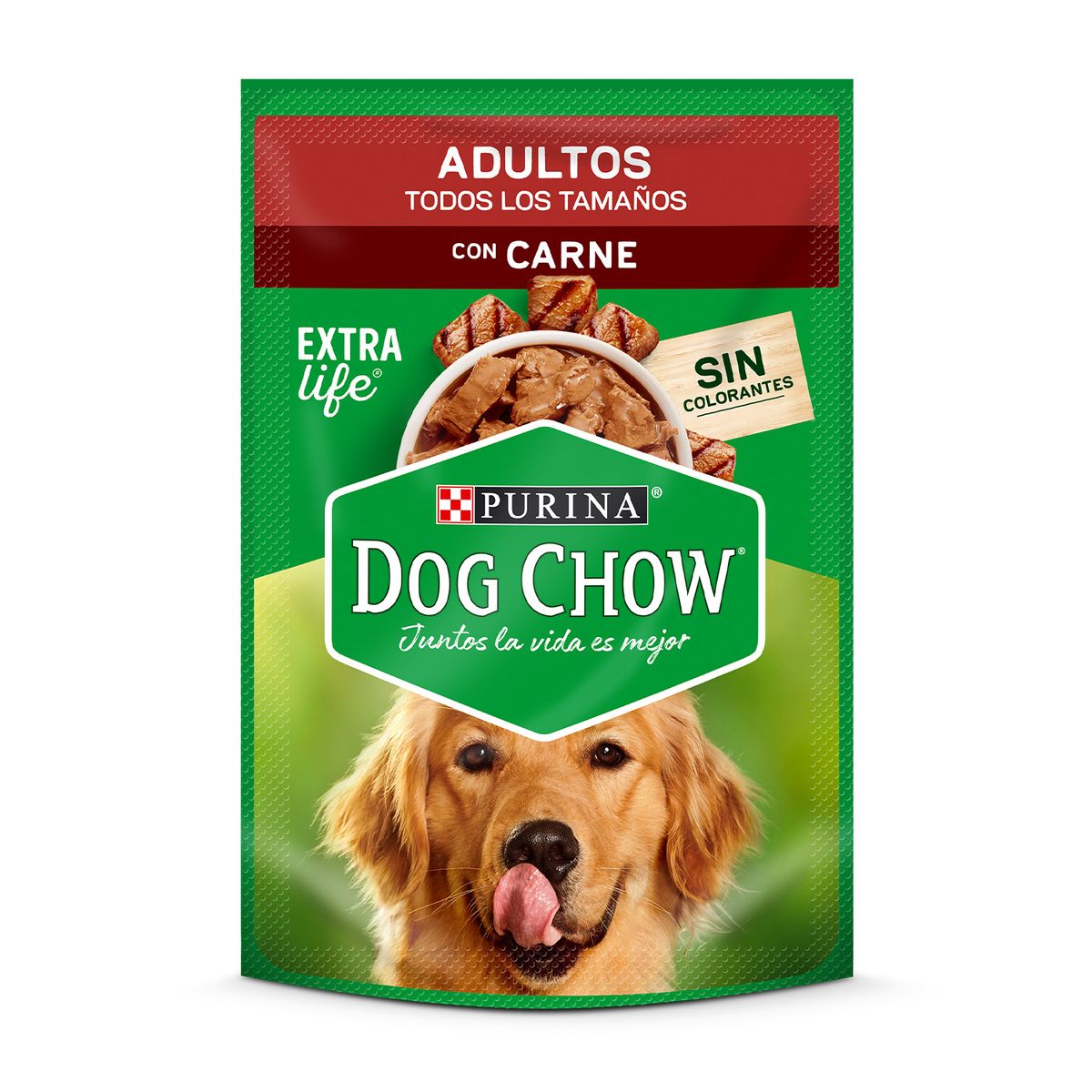 DOG CHOW - Pouch para Perros Adultos Dog Chow Carne 100 gr