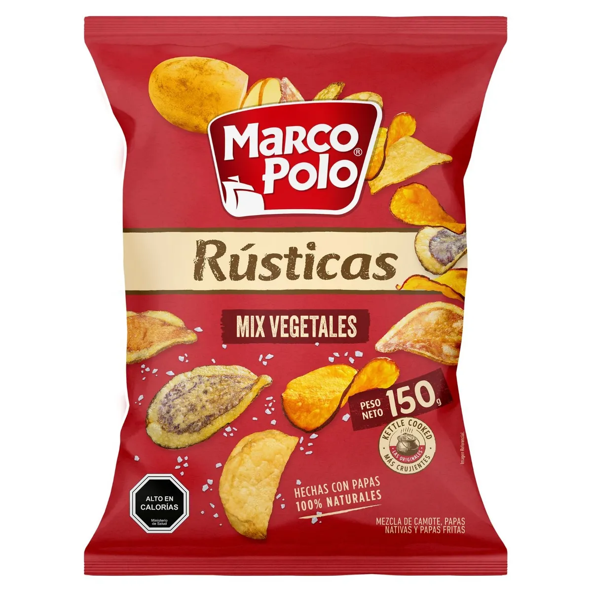 MARCO POLO - Papas Fritas Rústicas Mix Vegetales Marco Polo 150 g