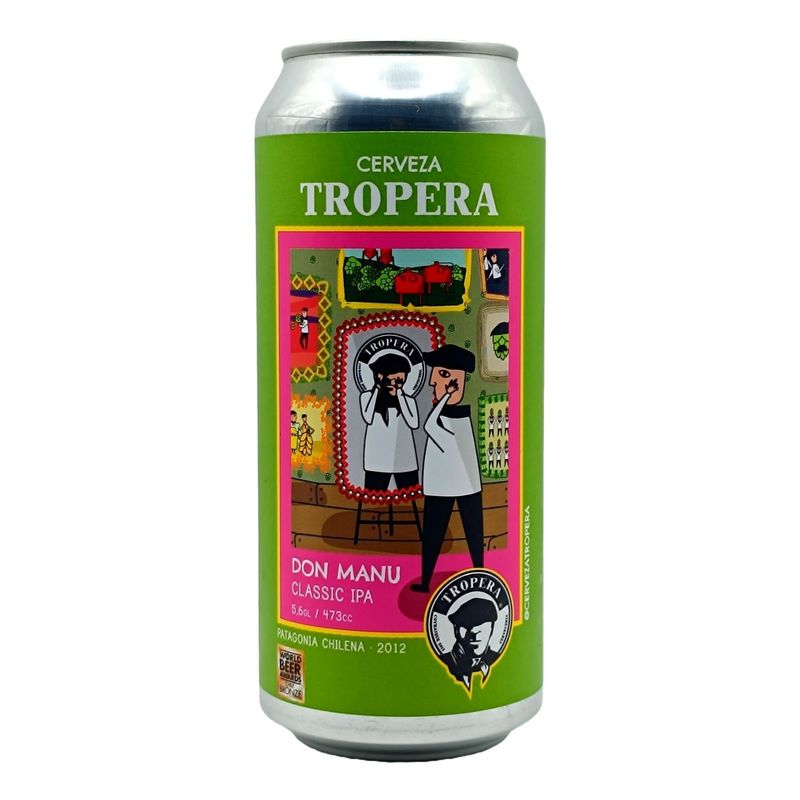 TROPERA - Cerveza Tropera Don Manu Classic Ipa Lata 5.7° 473 ml