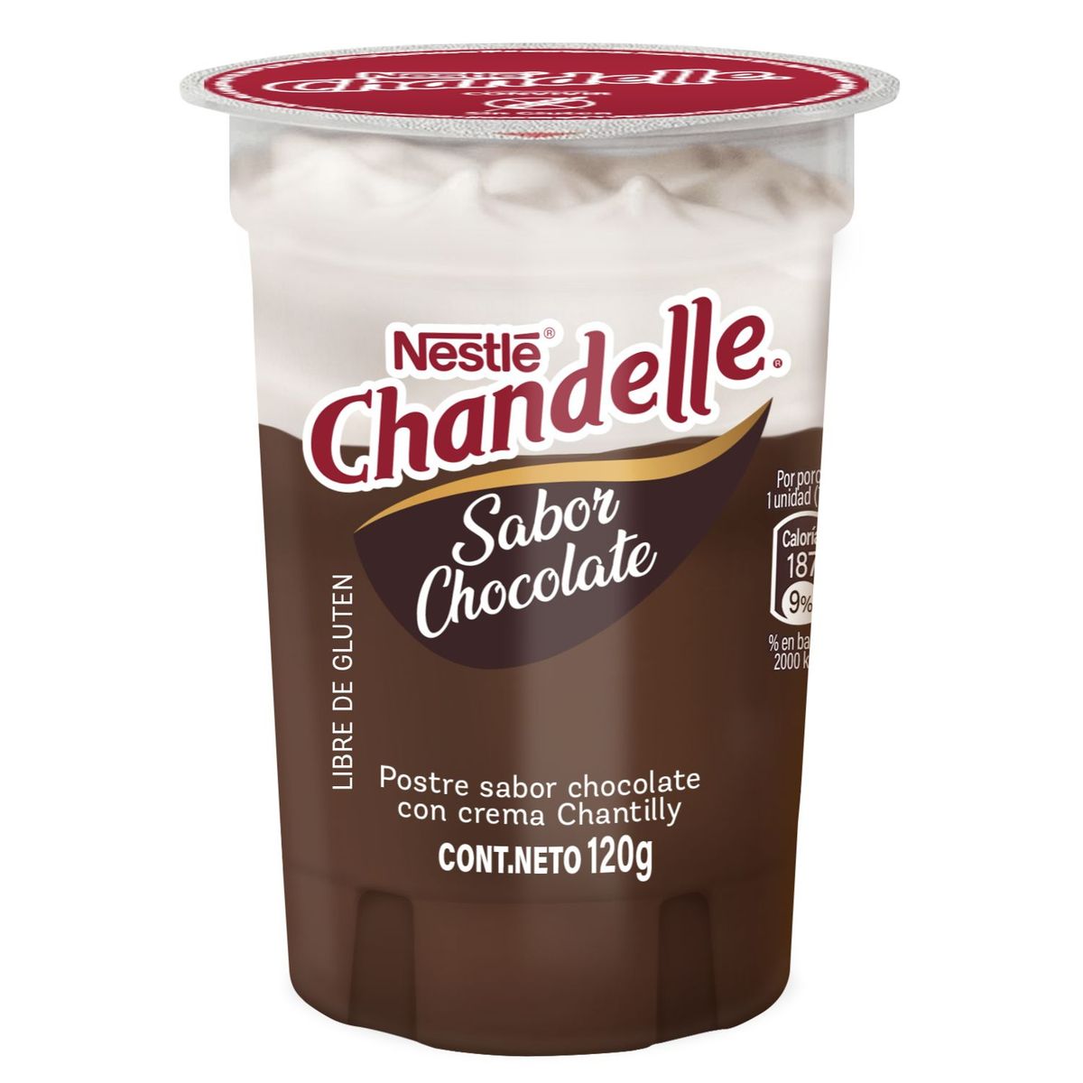 NESTLE - Postre Chandelle Sabor Chocolate Nestle 120 g