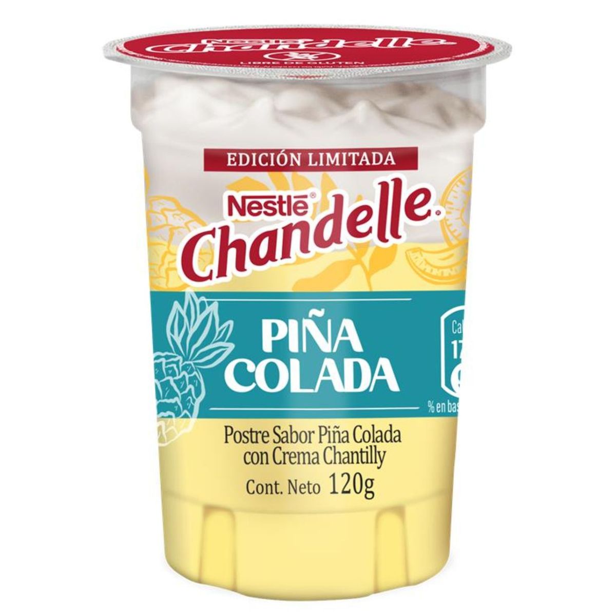 NESTLE - Postre Chandelle Sabor Piña Colada Nestle 120 g