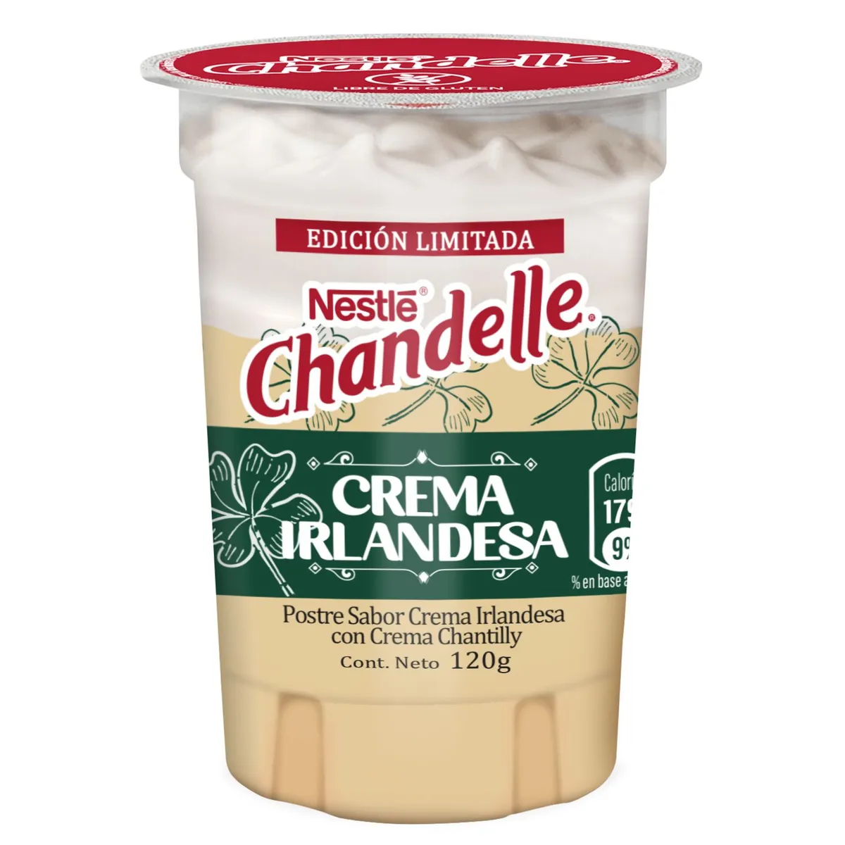 NESTLE - Postre Chandelle Sabor Crema Irlandesa Nestle 120 g