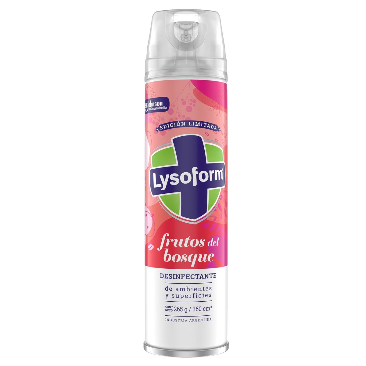 LYSOFORM - Desinfectante Aerosol de Ambientes Lysoform Ed. Lmtda Frutos del Bosque 360 ml