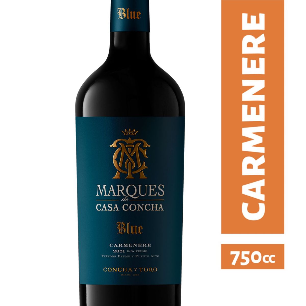MARQUES DE CASA CONCHA - Vino Tinto Carmenere Blue Marques de Casa Concha 14.5° 750 ml