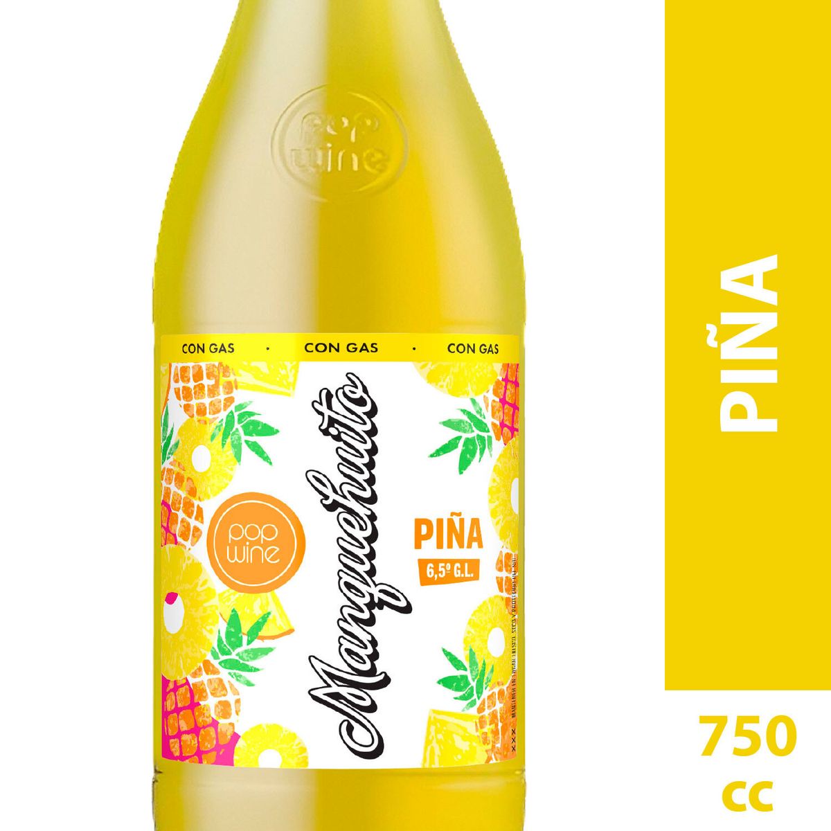 MANQUEHUITO - Cóctel de Vino Manquehuito Piña 6.5° 750 ml