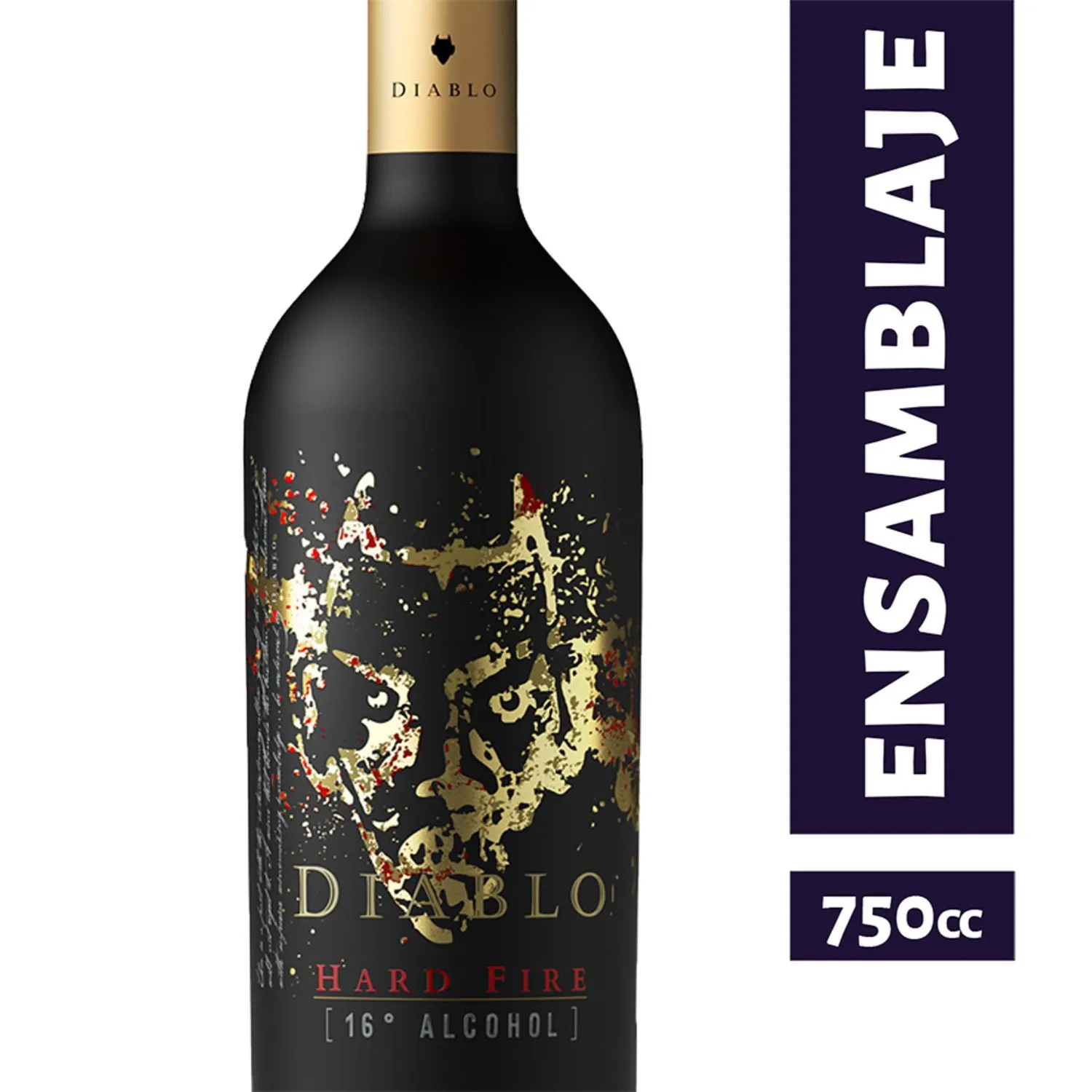 Vino Tinto Ensamblaje Hard Fire Diablo 16° 750 ml | Tottus Chile