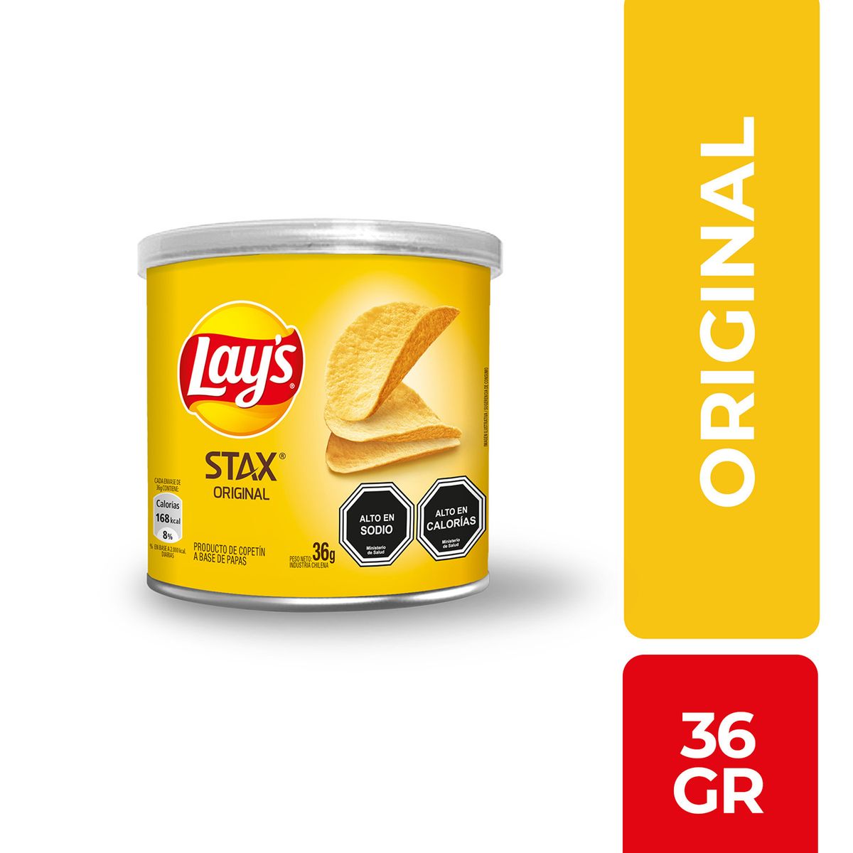 LAYS - Papas Fritas Lays Stax Original 36 gr