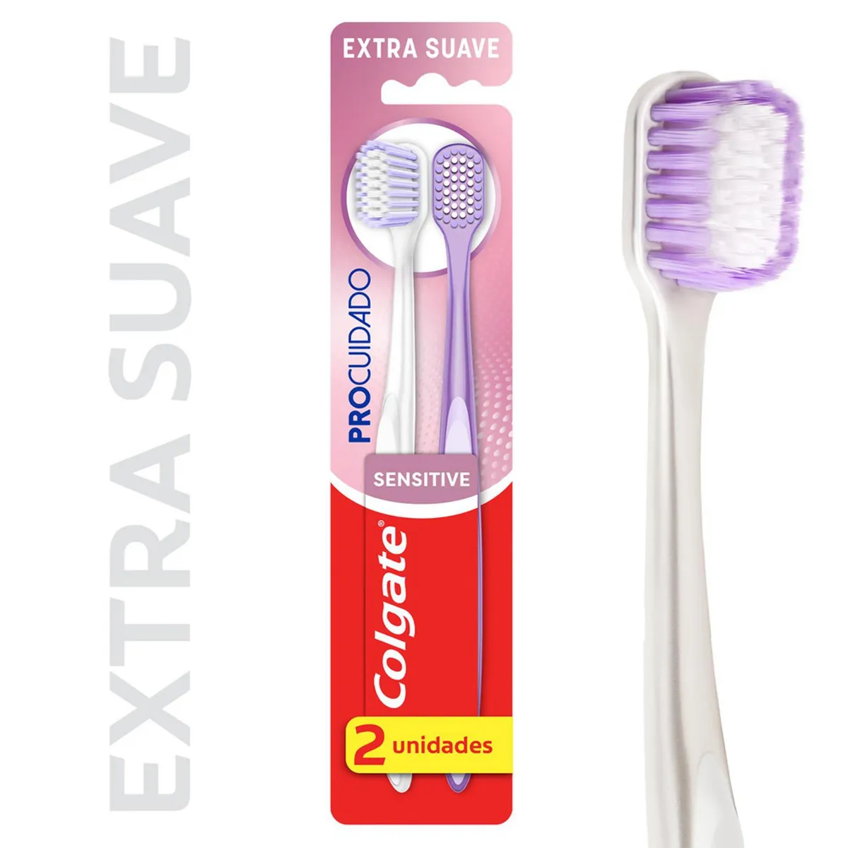 COLGATE - Pack Cepillos Dentales Procuidado Sensitive Colgate 2 un
