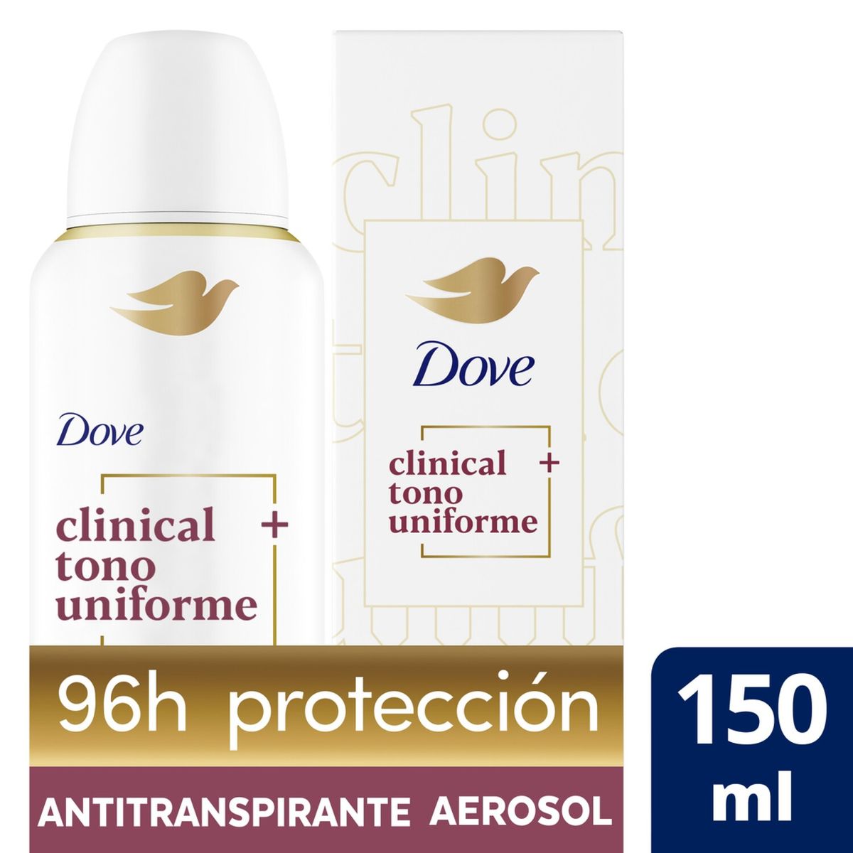 DOVE - Desodorante Spray Dove Clinical Tono Uniforme 150 ml