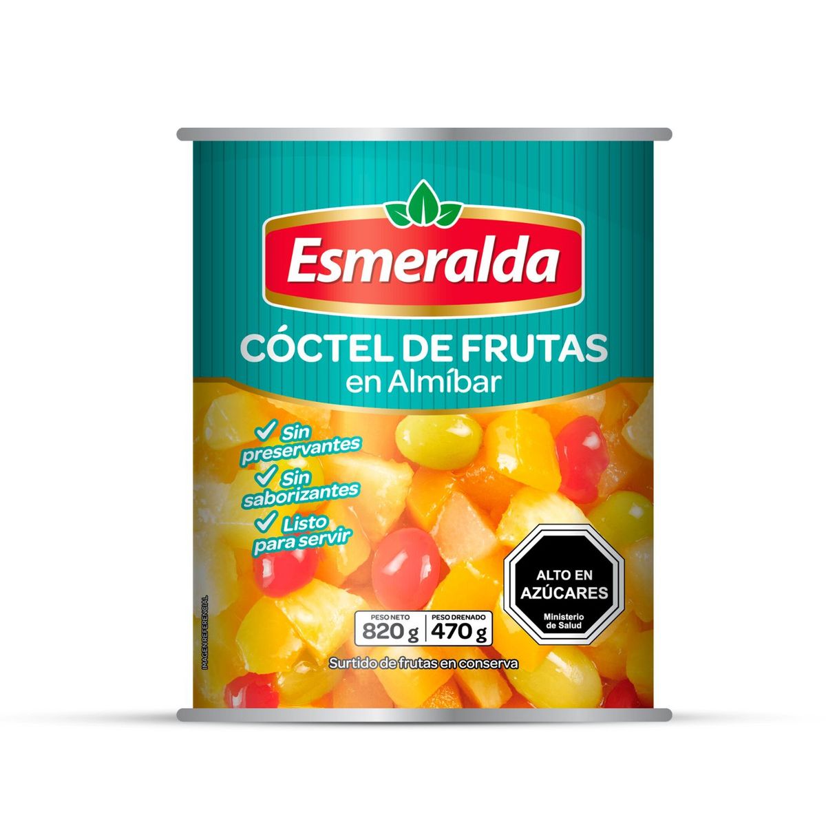 ESMERALDA - Cóctel de Frutas en Almíbar Esmeralda 820 g