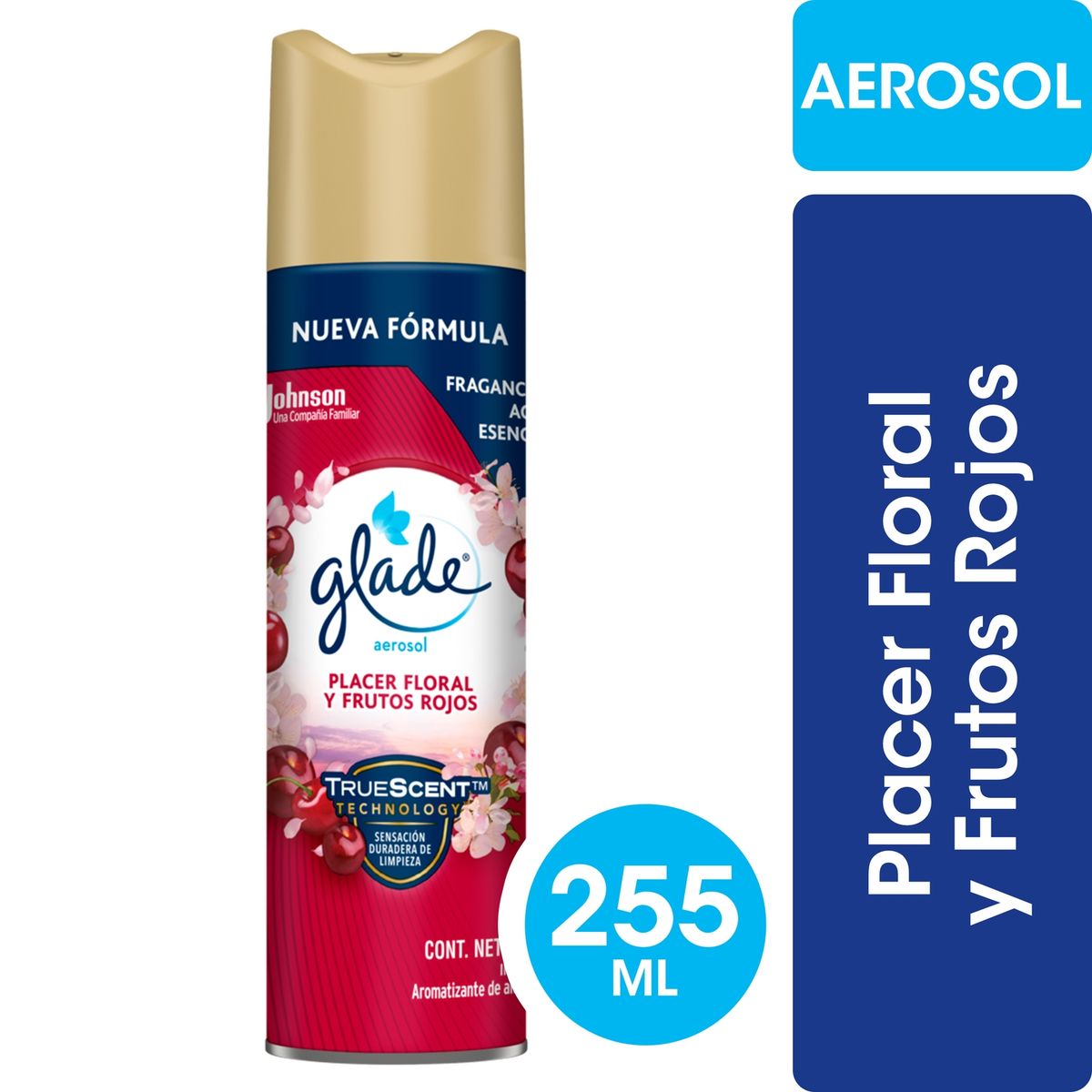 GLADE - Desodorante Ambiental Glade Limón Refrescante en Aerosol 255 ml