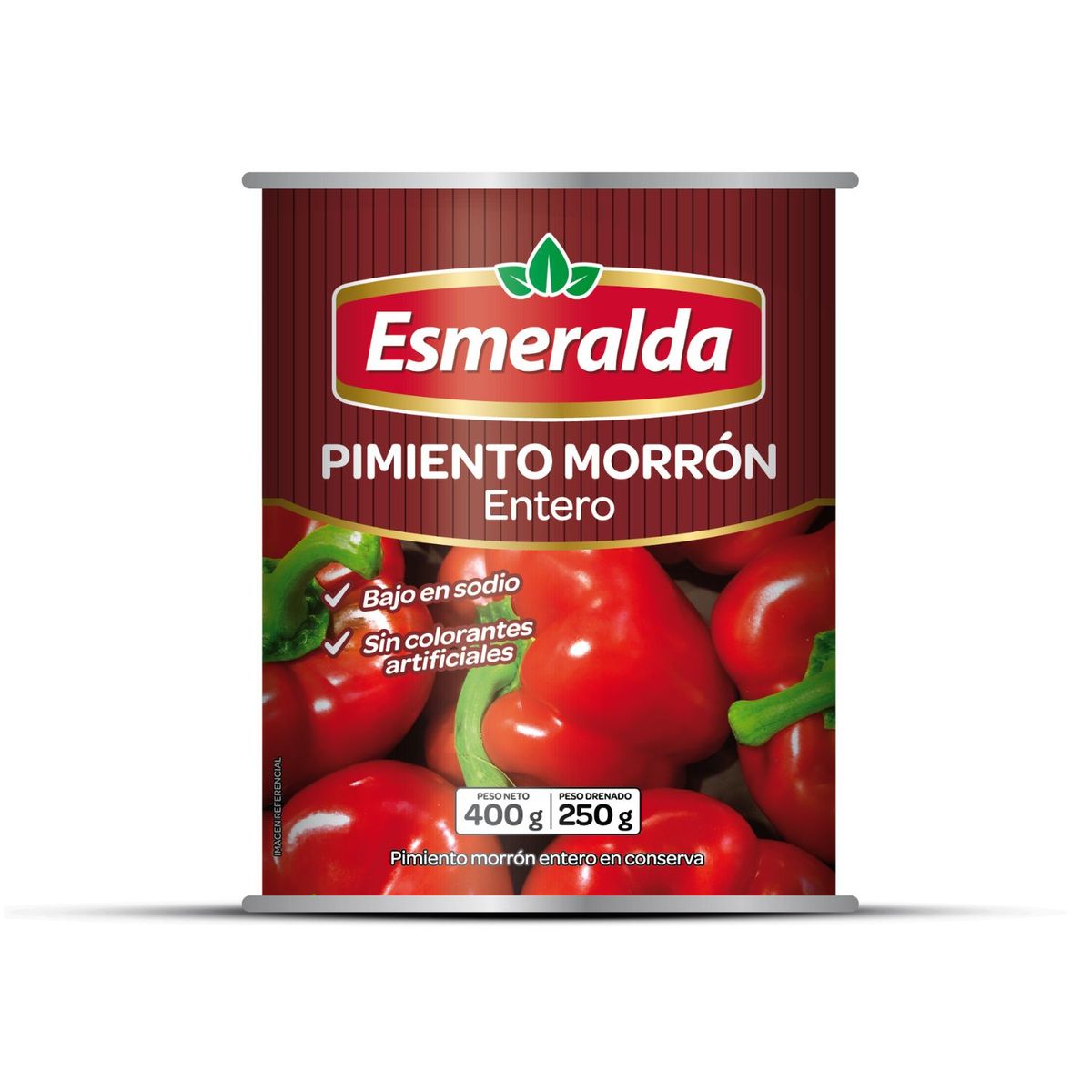 ESMERALDA - Pimiento Morrón Entero Esmeralda 400 g