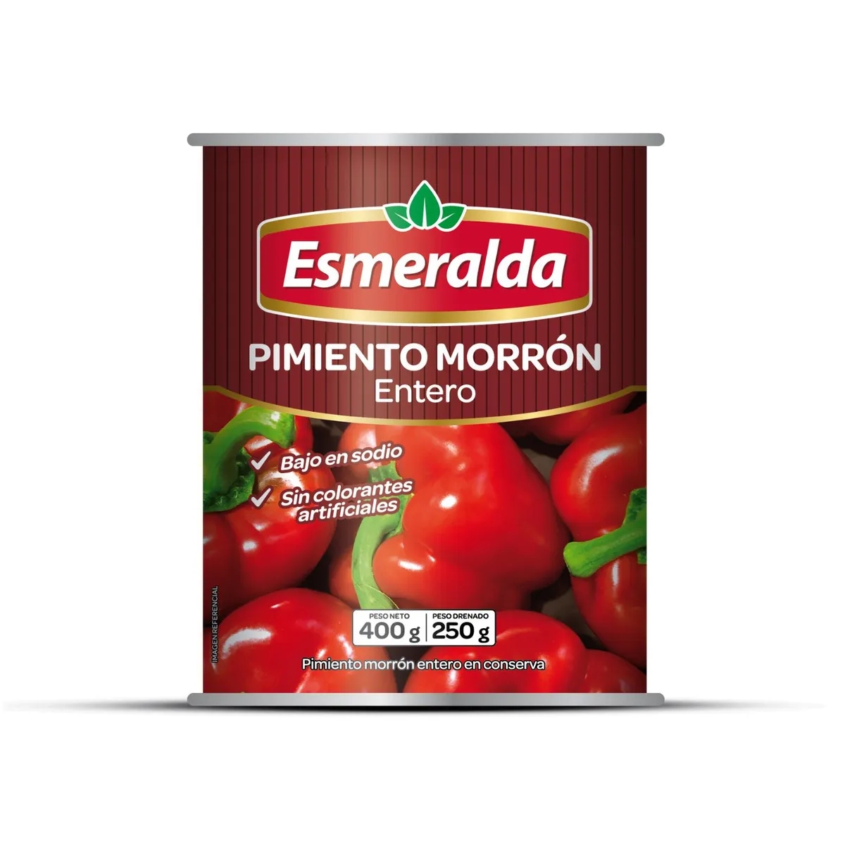 ESMERALDA - Pimiento Morrón Entero Esmeralda 400 g