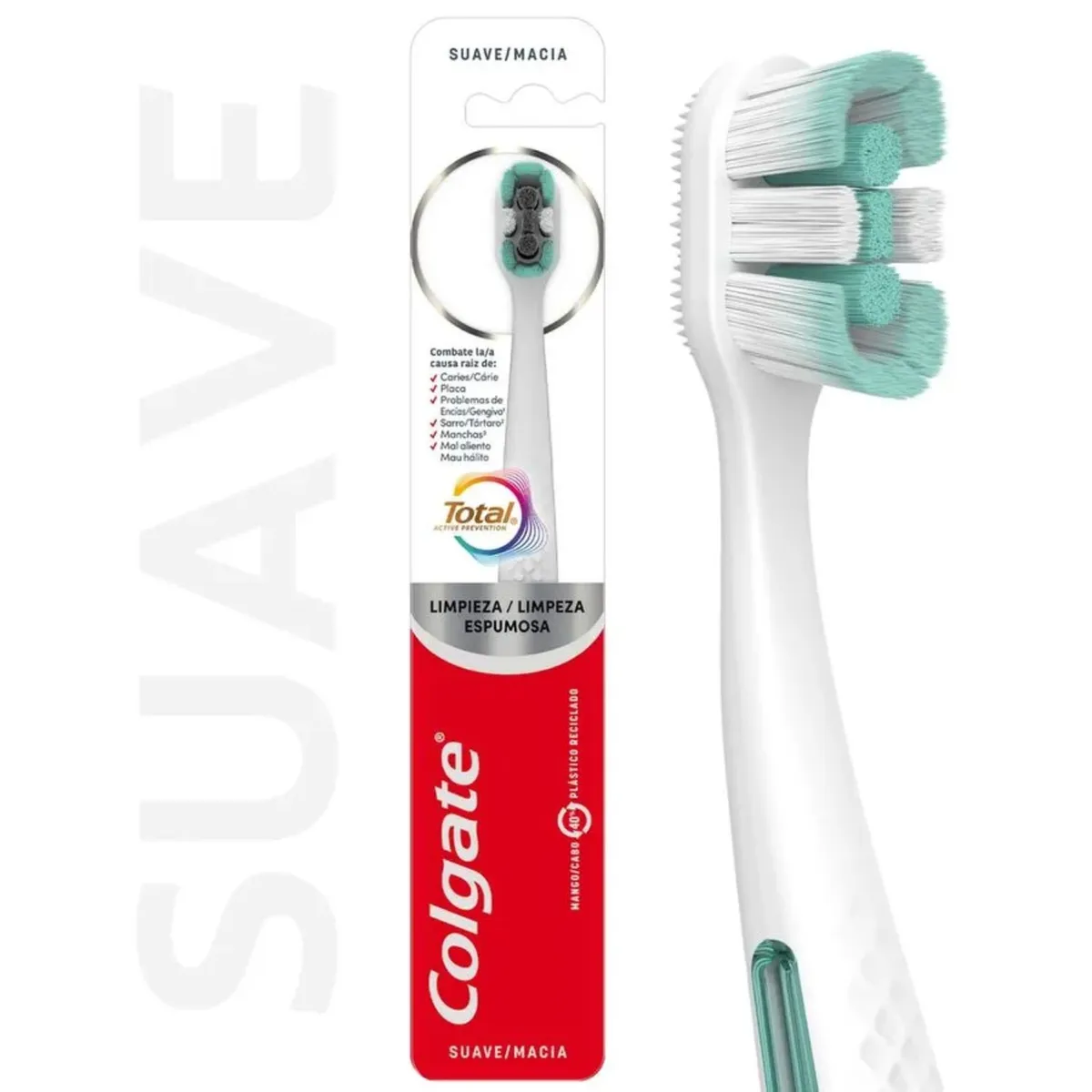 COLGATE - Cepillo de Dientes Colgate Total Suave Un
