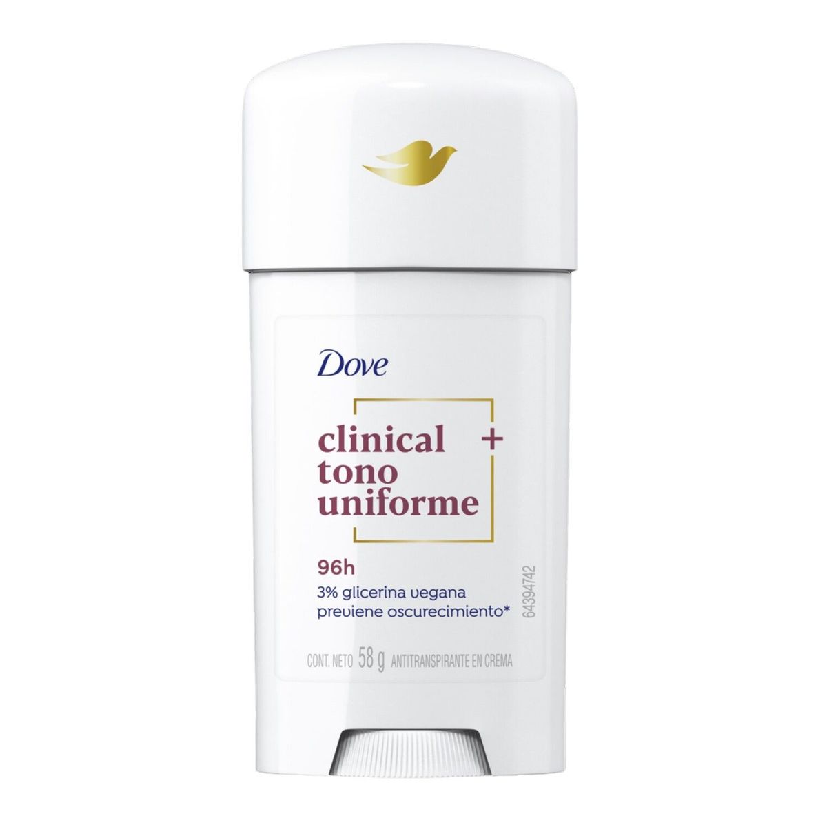 DOVE - Desodorante Crema Dove Clinical Tono Uniforme 58 g