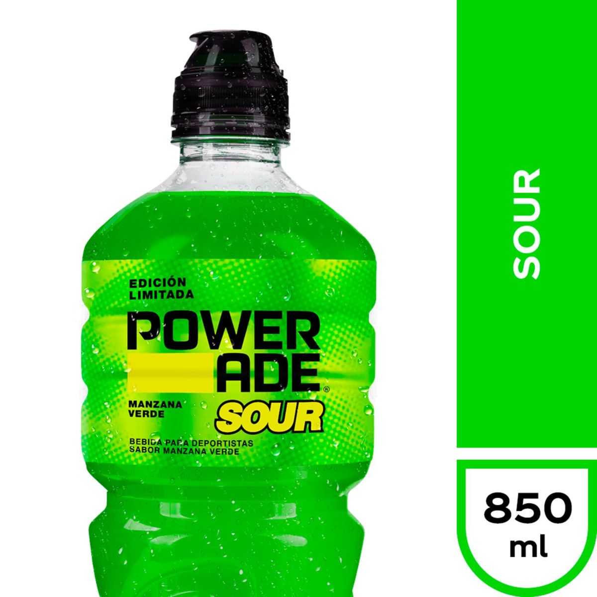 POWERADE - Bebida Isotónica Sour Manzana Verde Powerade 850 ml