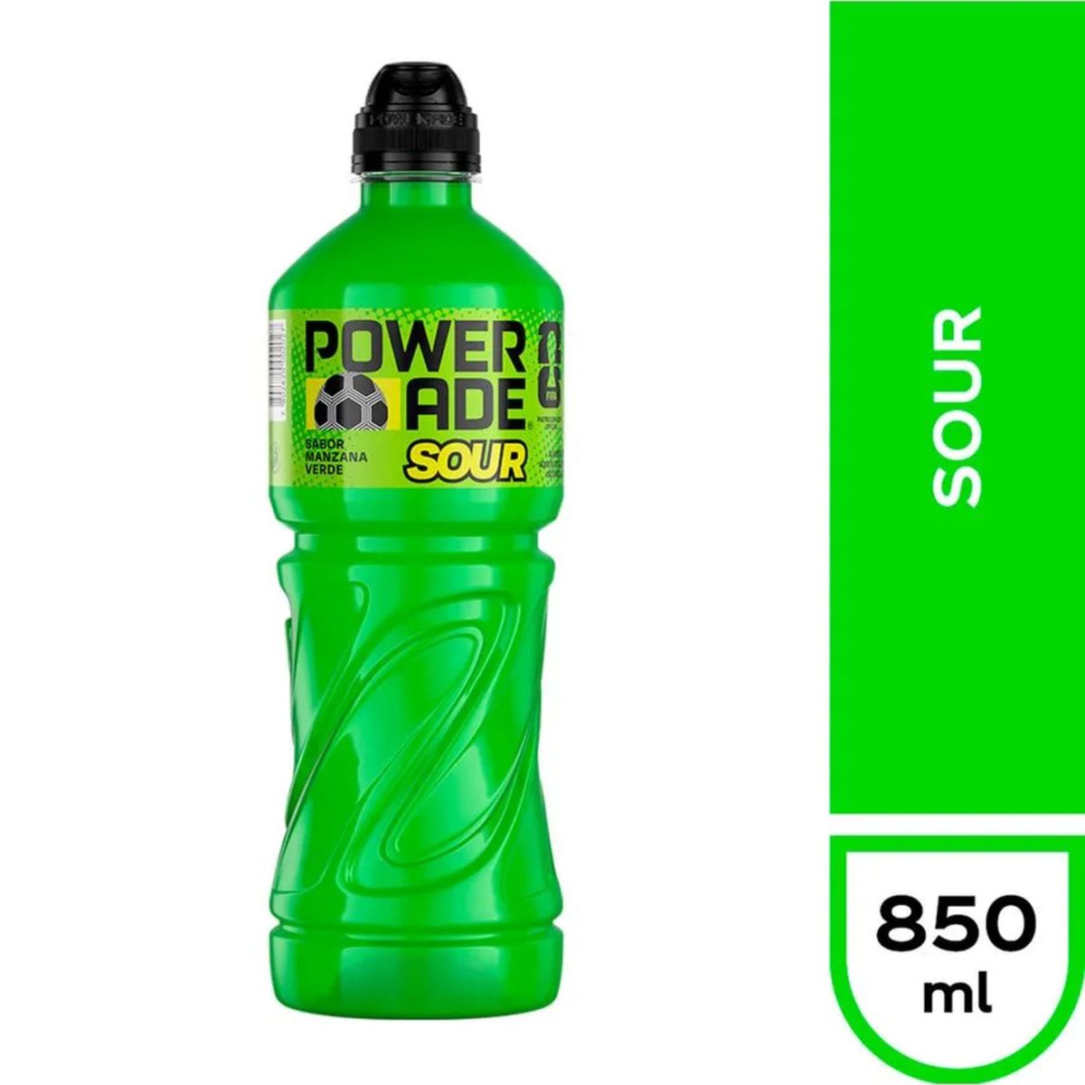 POWERADE - Bebida Isotónica Sour Manzana Verde Powerade 850 ml