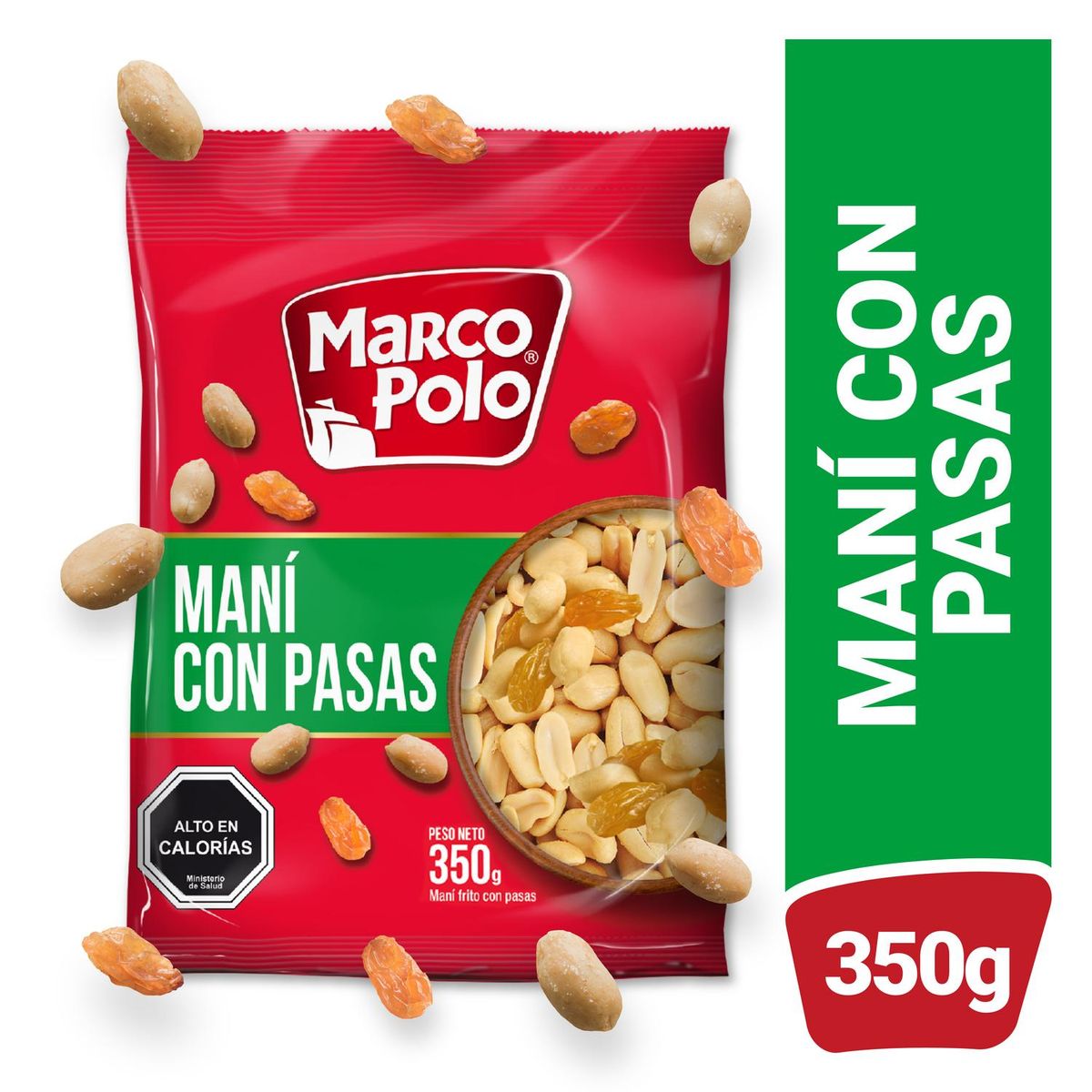 MARCO POLO - Maní con Pasas Marco Polo 350 gr