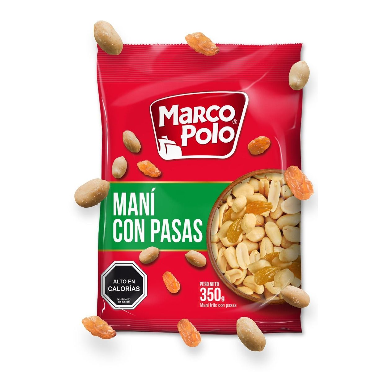 MARCO POLO - Maní con Pasas Marco Polo 350 gr