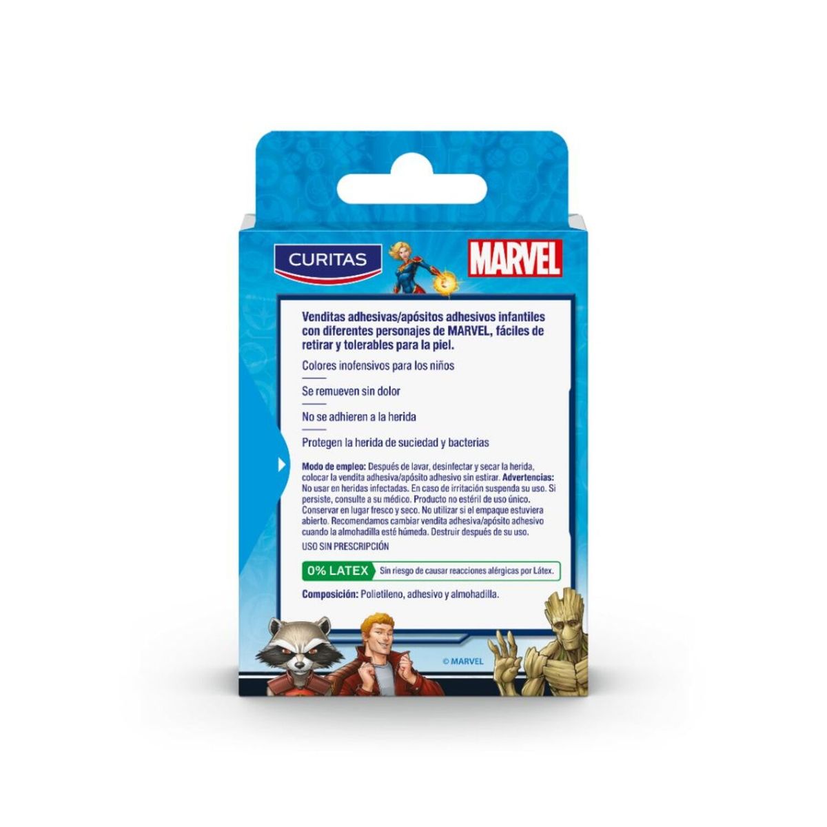 CURITAS - Parche Curitas Marvel 20 Un