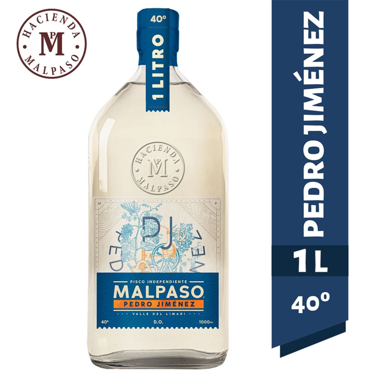 MAL PASO - Pisco Mal Paso Pedro Jiménez 40° 1 LT