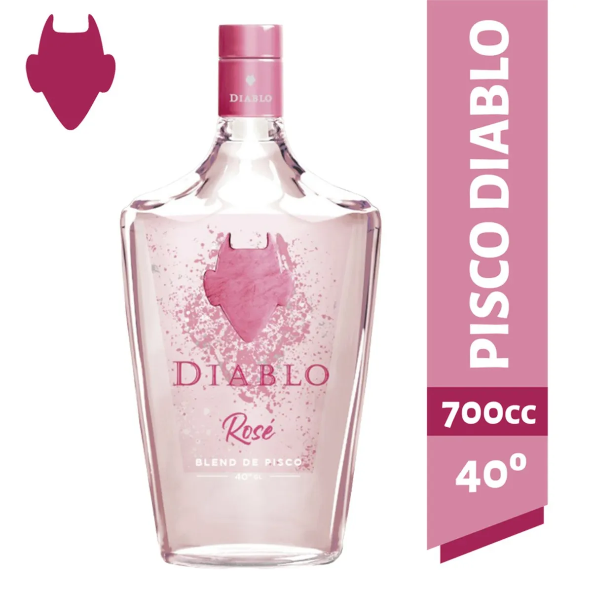 DIABLO - Pisco Blend Rose Diablo 40° 700 ml