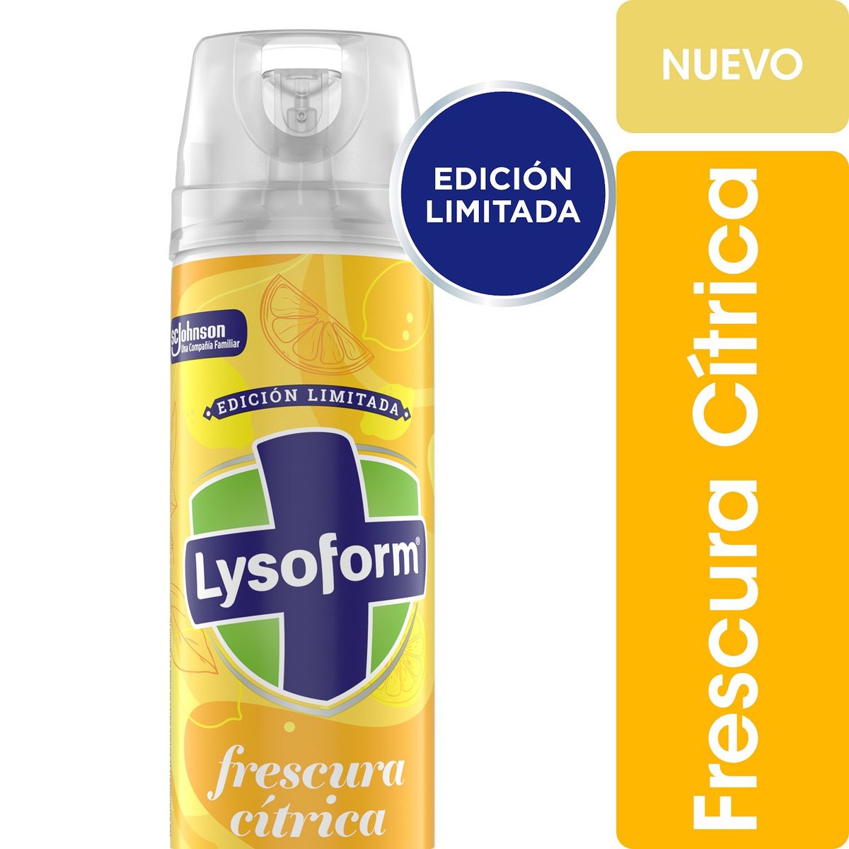 LYSOFORM - Desinfectante Aerosol de Ambientes Lysoform Ed. Lmta Frescura Cítrica 360 ml