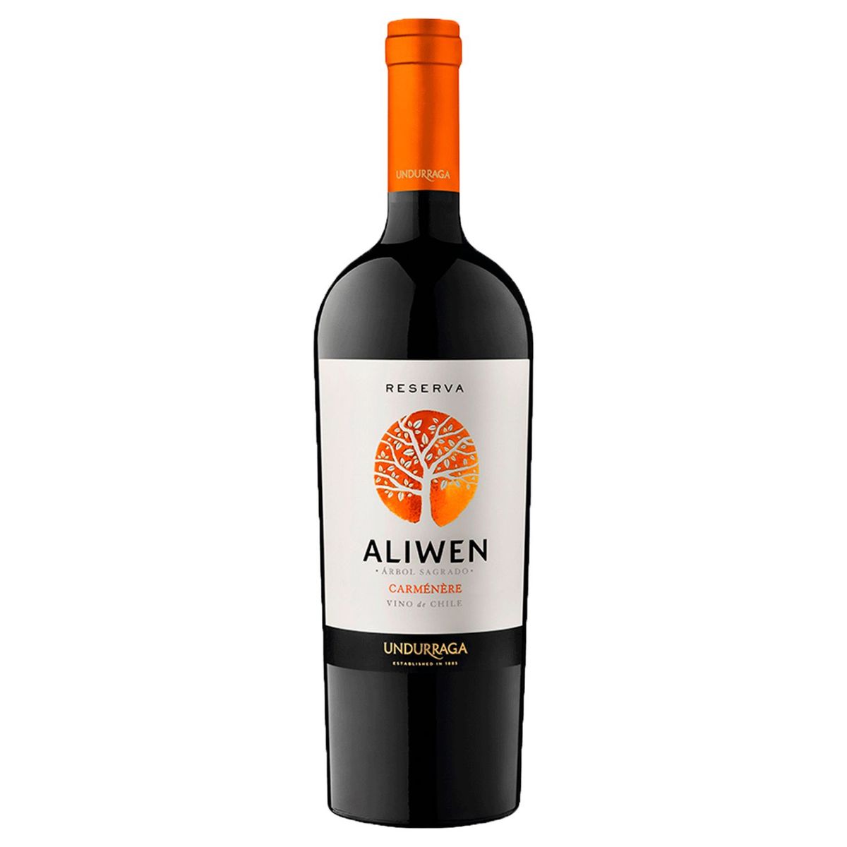 UNDURRAGA - Vino Tinto Carmenere Reserva Aliwen Undurraga 13.5° 750 ml