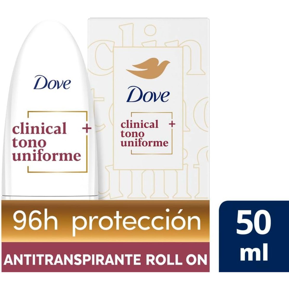 DOVE - Desodorante Roll On Dove Clinical Tono Uniforme 50 ml