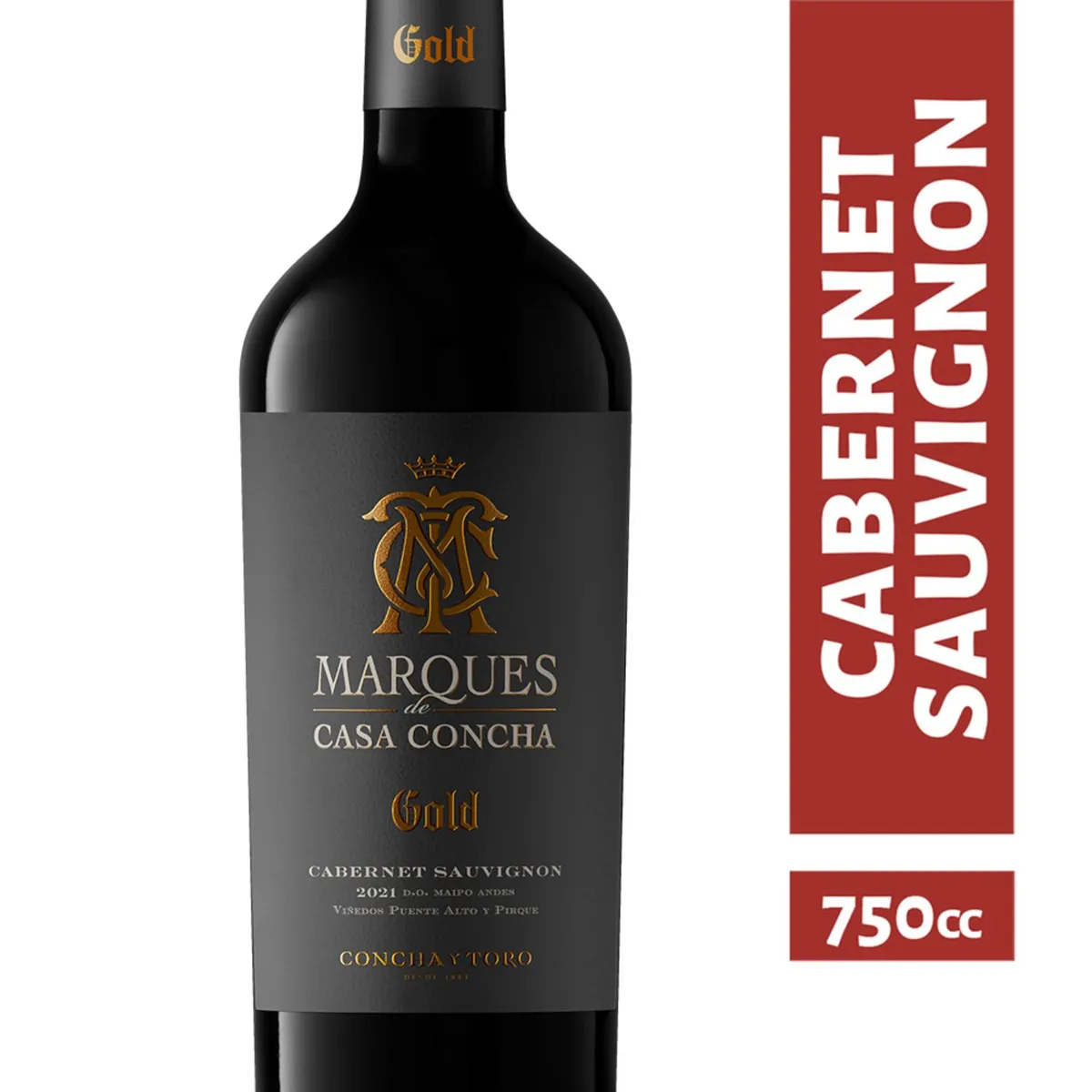 MARQUES DE CASA CONCHA - Vino Tinto Cabernet Sauvignon Gold Marques de Casa Concha 14.5° 750 ml